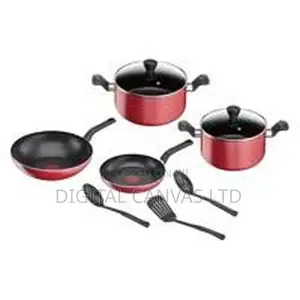 Tefal G6 Super Cook Red 9-Piece Cookware Set