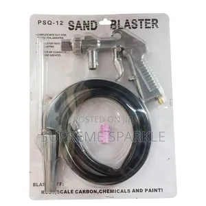 Sand Blaster Gun Kit 10ft Hose Air Abrasive Rust Paint Stripper