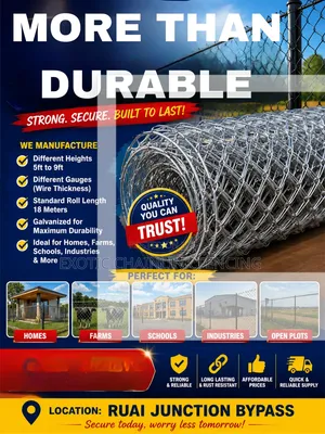 5ft GI Chainlink Gauge 16, 80X80mm