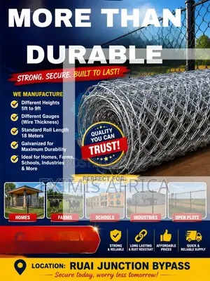 5ft GI Chainlink Gauge 16, 80X80mm