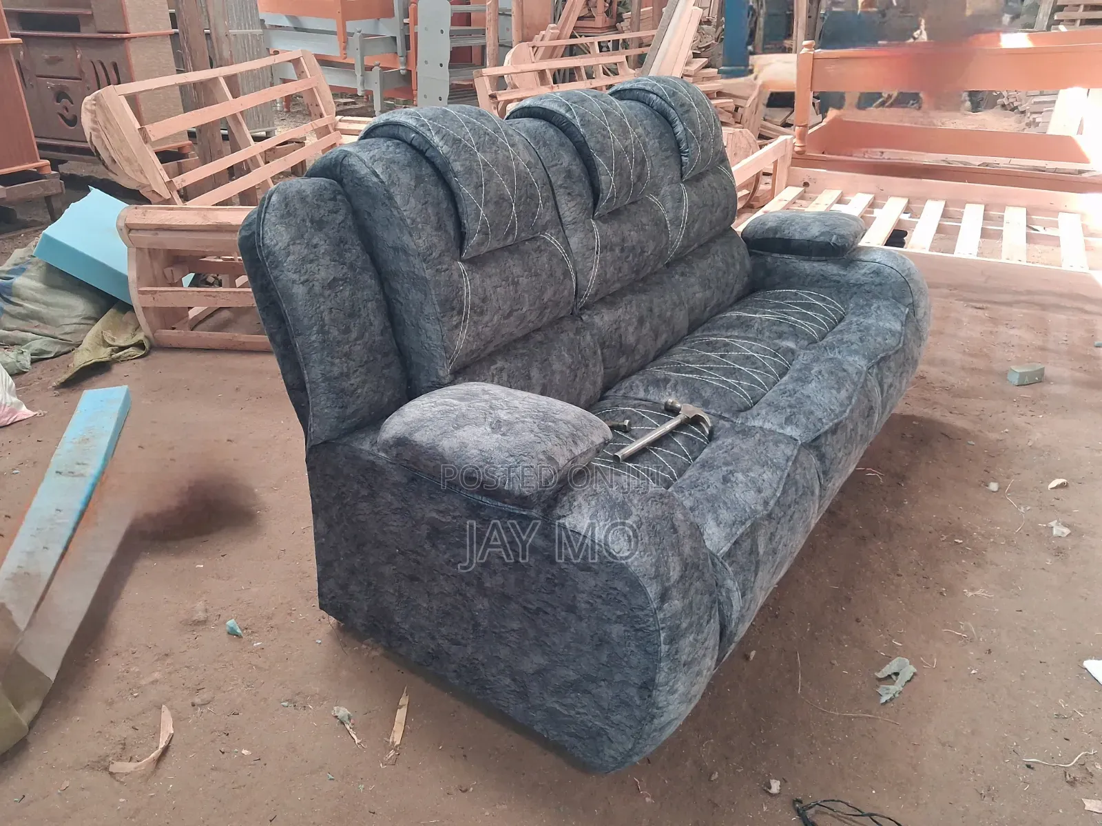 Semi Recliner 3 Seater