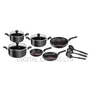 Tefal G6 SuperCook Black Marble 11-Piece Cookware Set