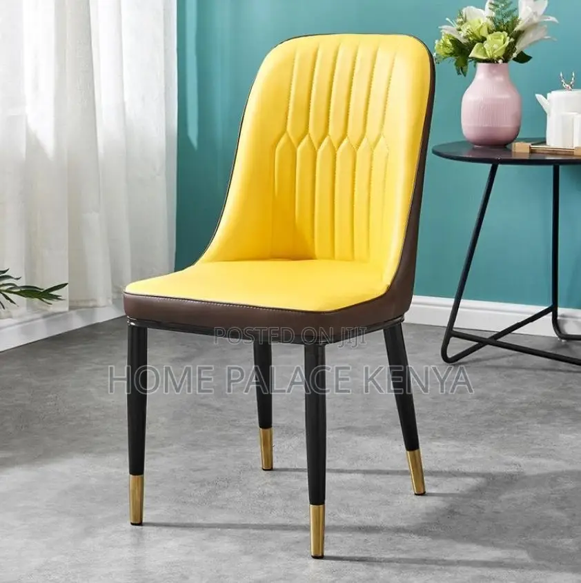 Dining Chair; Premium Upholstered Leather Dining Chair for Home
