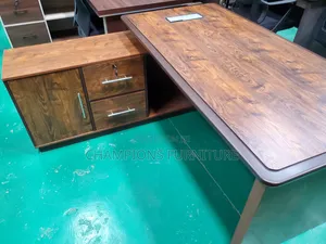 1.6M Luxury Walnut L Shaped Executive Office Desk