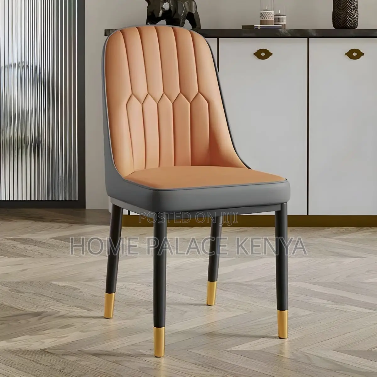 Dining Chair; Premium Upholstered Leather Dining Chair for Home