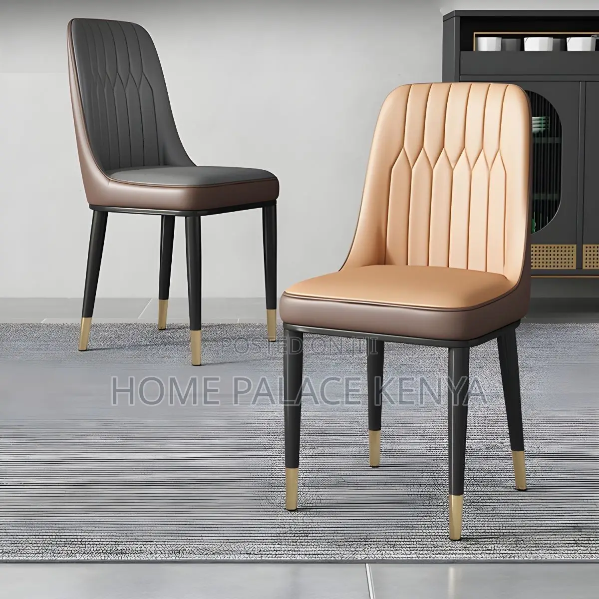 Dining Chair; Premium Upholstered Leather Dining Chair for Home