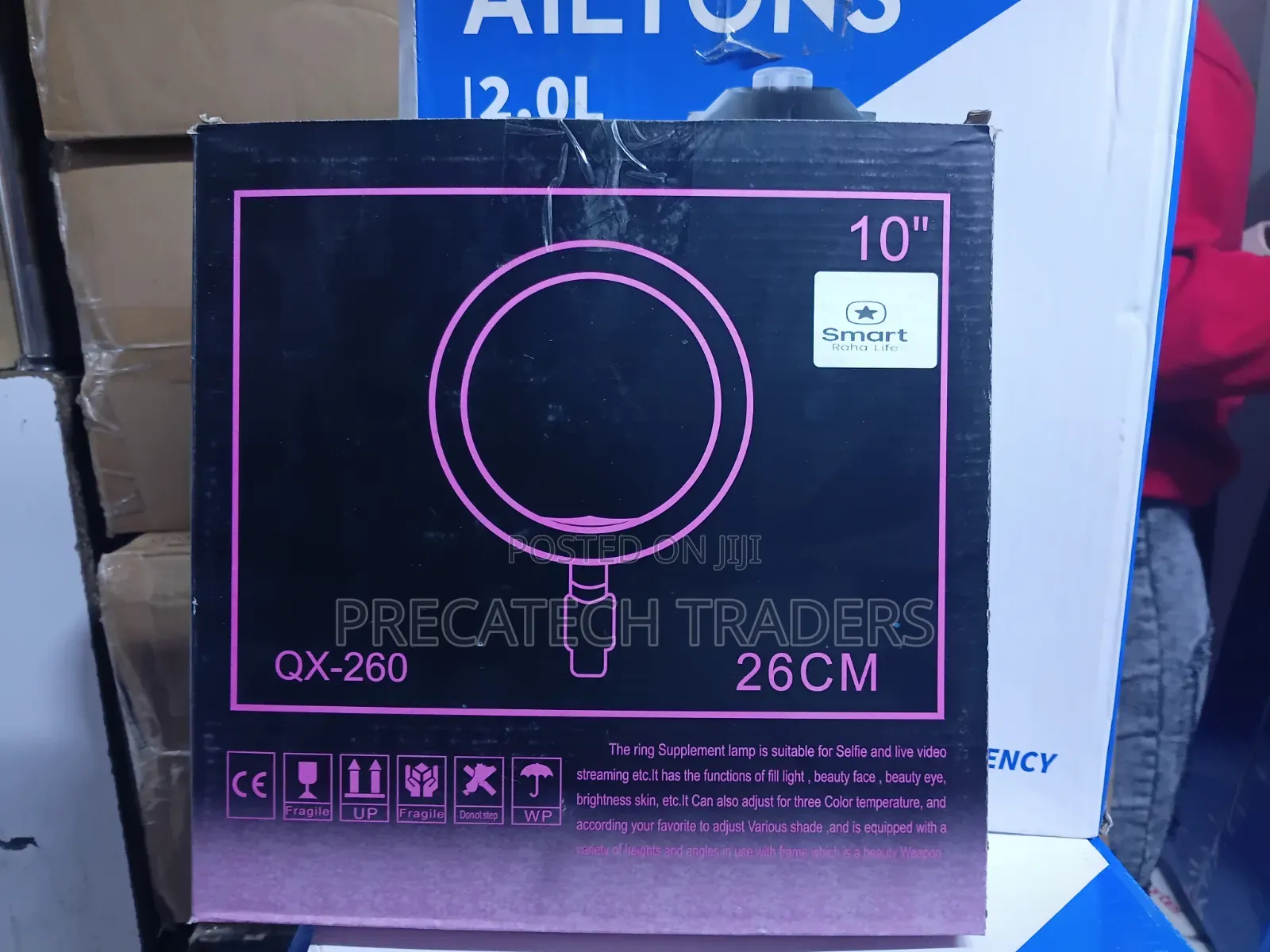 10" Ring Light QX-260 – Adjustable Lighting