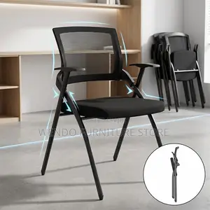 Office Chairs; Black Office School Meeting Staff Member Chairs