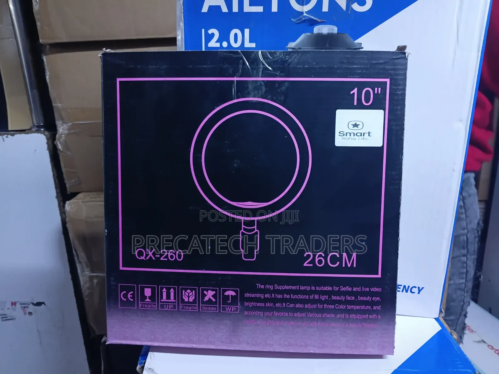 QX-260 LED Ring Light 26CM – TikTok, YouTube Makeup