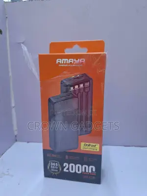 Amaya 22.5W Power Bank With Type-C Lightning Micro USB