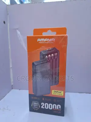 Amaya 22.5W Power Bank With Type-C Lightning Micro USB