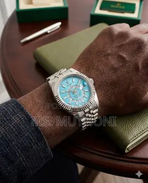 Turquoise Blue Dial , Automatic Rolex Skydweller