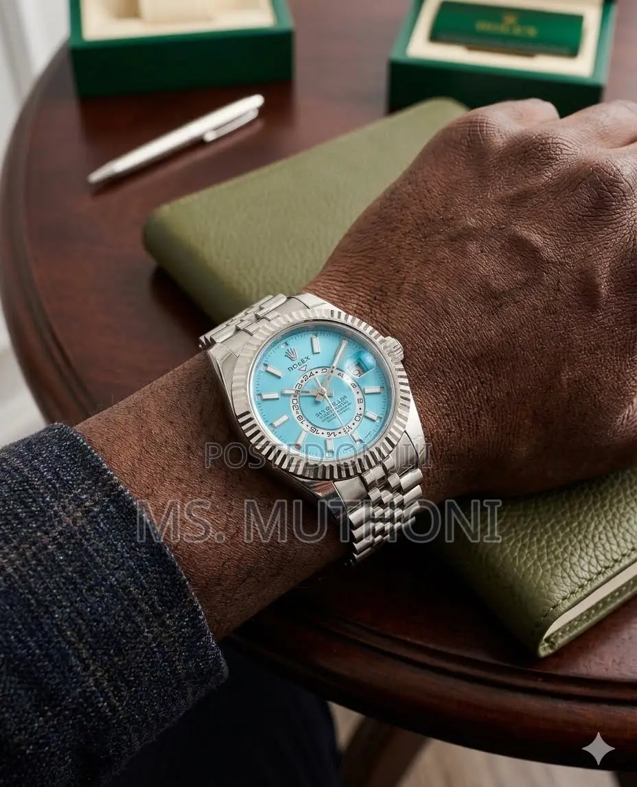 Turquoise Blue Dial , Automatic Rolex Skydweller
