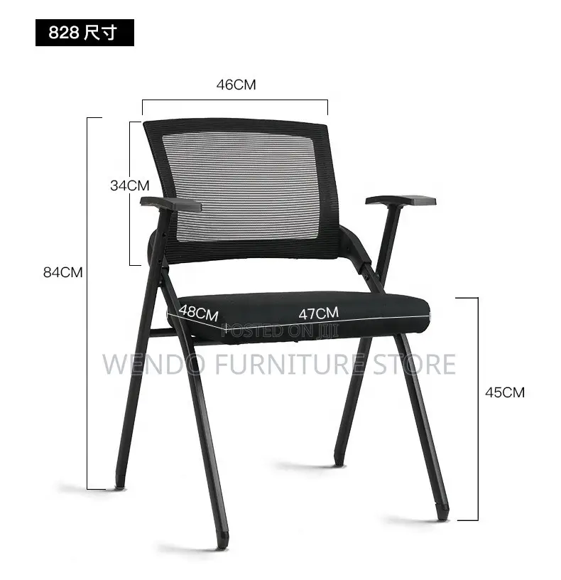 Office Chairs; Black Office School Meeting Staff Member Chairs