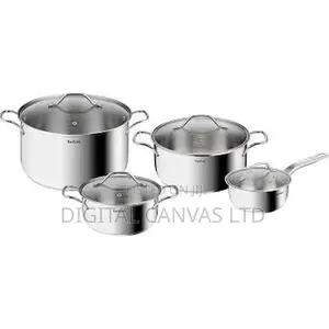 Tefal G6 Intuition Stainless Steel 8-Piece Cookware Set