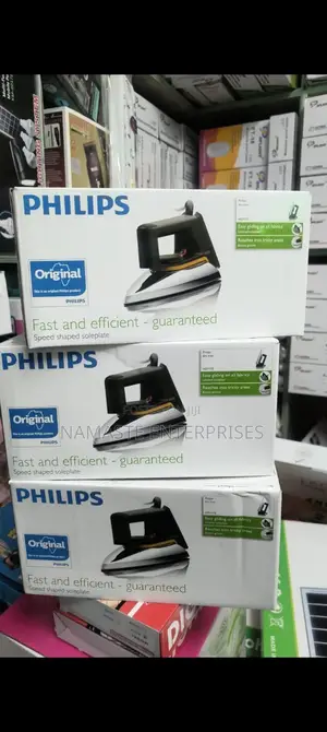 Original Philips HD1172 1000W Dry Iron - Non-Stick Soleplate