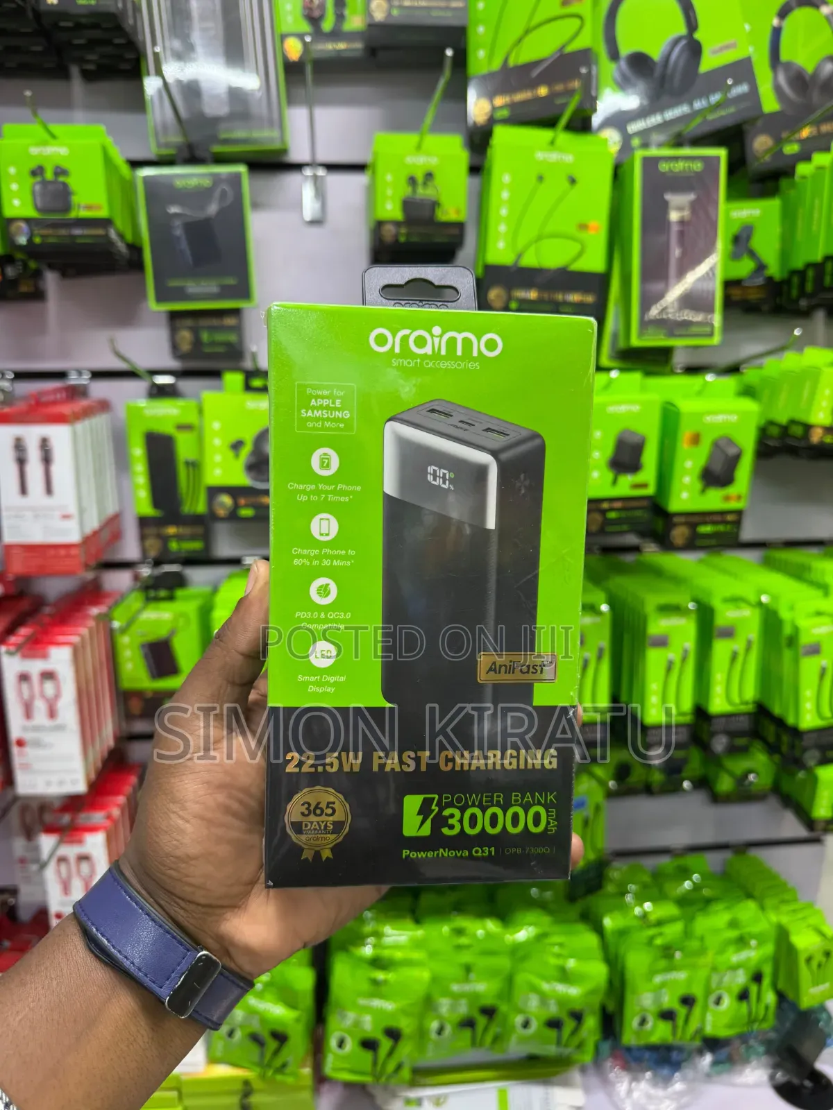 Powerbank Oraimo 50,0000 85W