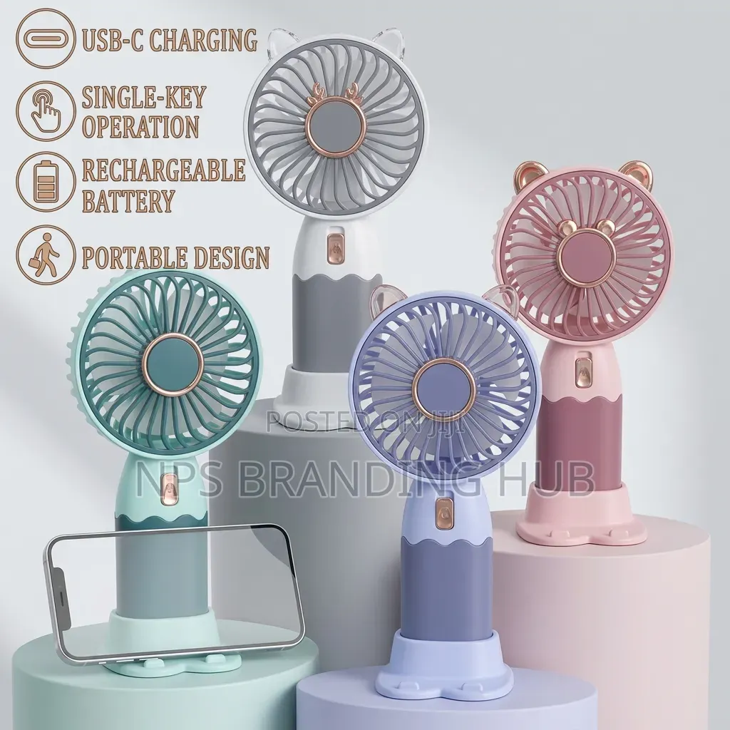 Handheld Rechargeable Portable Mini Fan Gm/HGM
