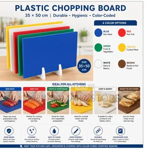 Heavy Duty Plastic Chopping Board 35×50cm