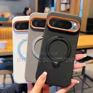 Google Pixel 10 Pro XL Magsafe Cover/Case With Metal Rotatable Ring