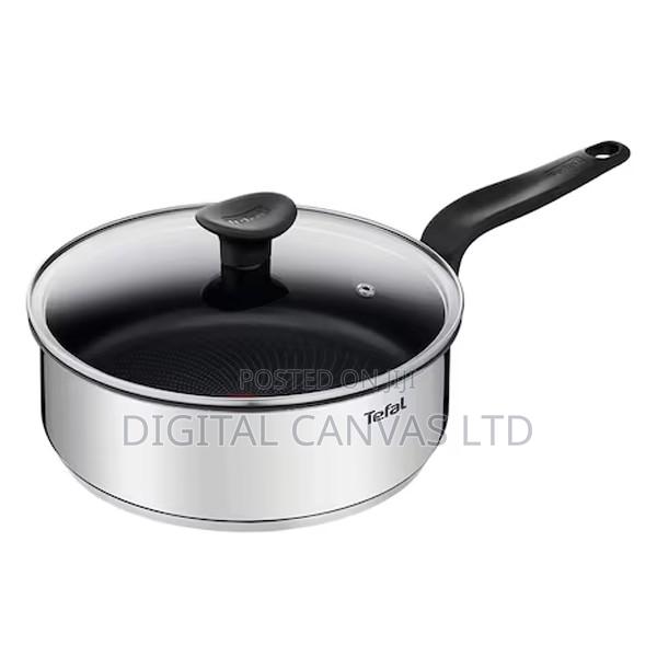Tefal Soho Primary G6 Stainless Steel 24cm Pan With Lid | E