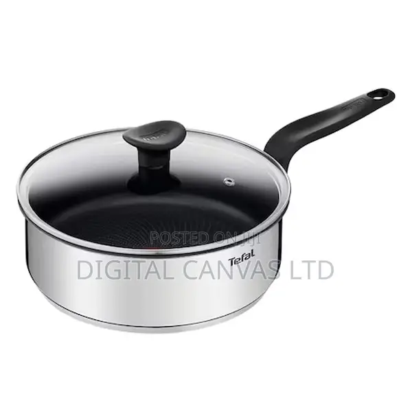Tefal Soho Primary G6 Stainless Steel 24cm Pan With Lid | E