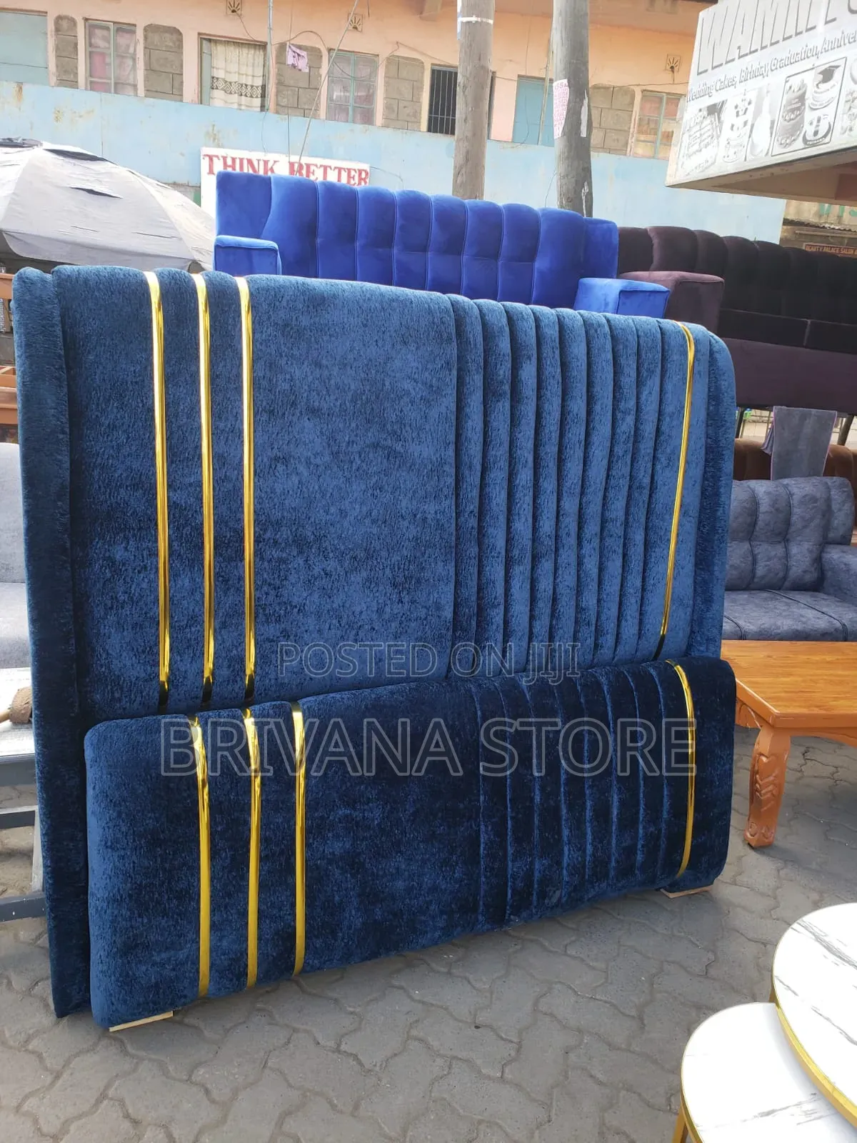 5x6 Luxury Chester Upholstered Bed Frame
