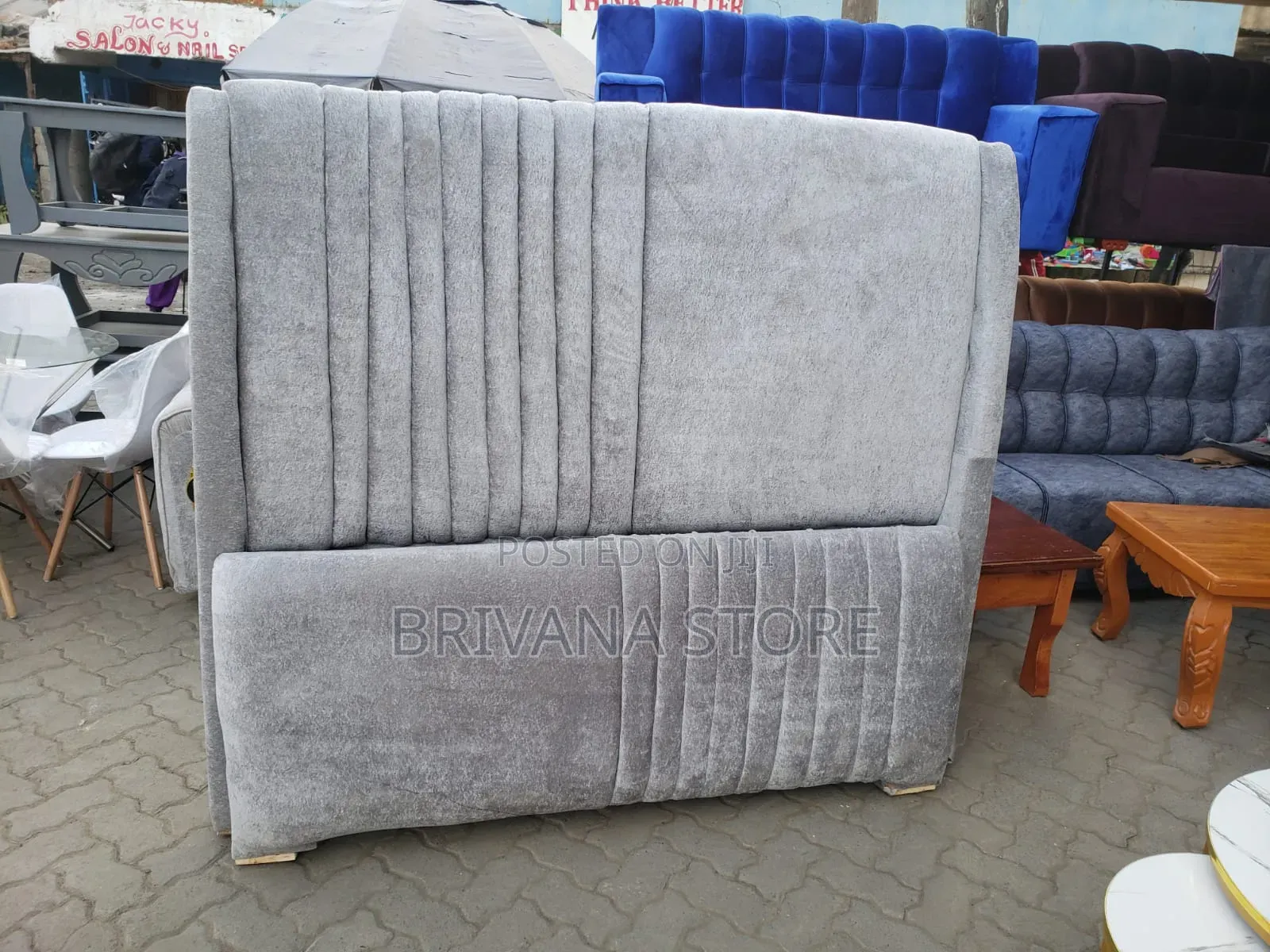 5x6 Luxury Chester Upholstered Bed Frame