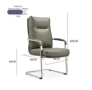 Office Chairs; High Back Leather Guests Clients Office Chair