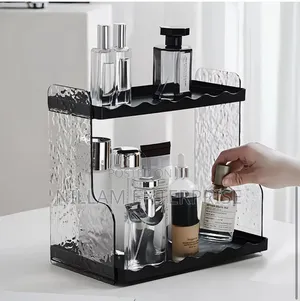 Modern Glacier Pattern Vanity Storage Rack