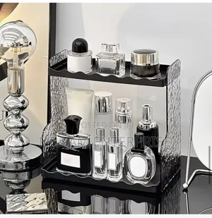Modern Glacier Pattern Vanity Storage Rack