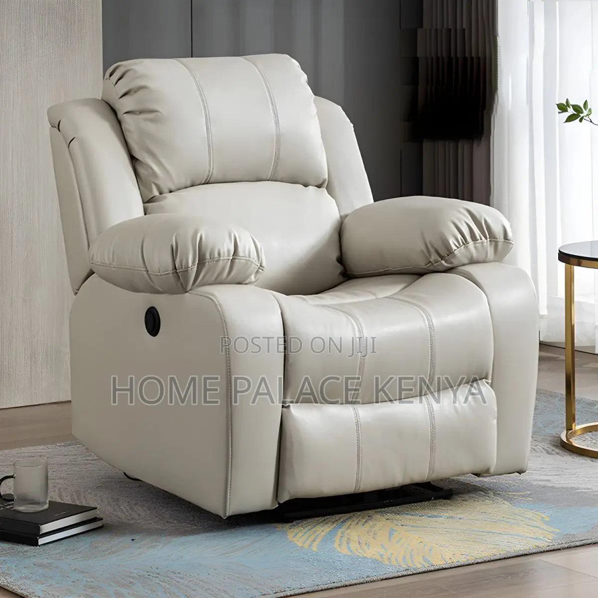 Electric Recliner; Electric One Seater Recliner Sofa for Living Room