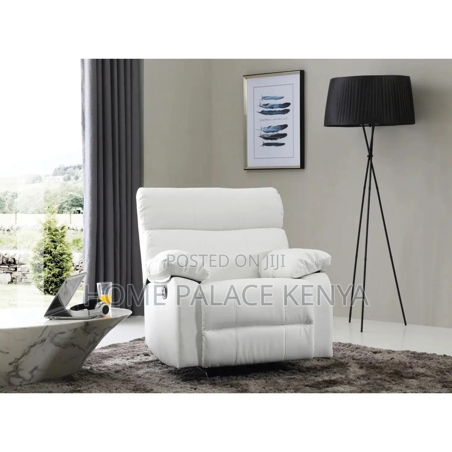 Electric Recliner; Electric One Seater Recliner Sofa for Living Room