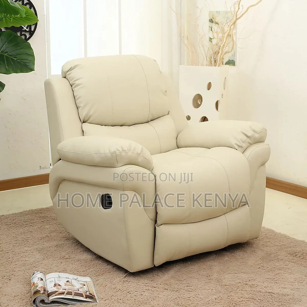 Electric Recliner; Electric One Seater Recliner Sofa for Living Room