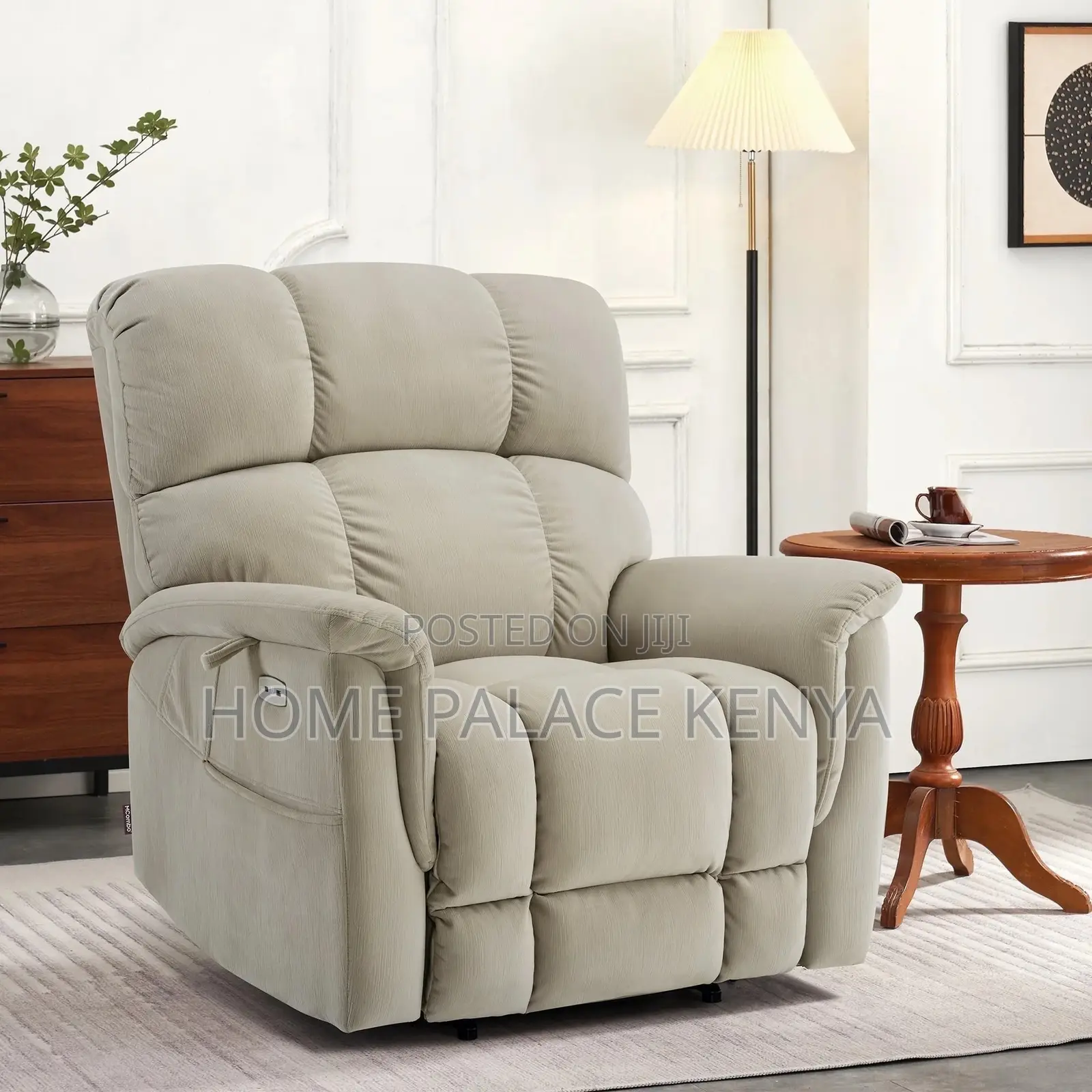 Electric Recliner; Electric One Seater Recliner Sofa for Living Room
