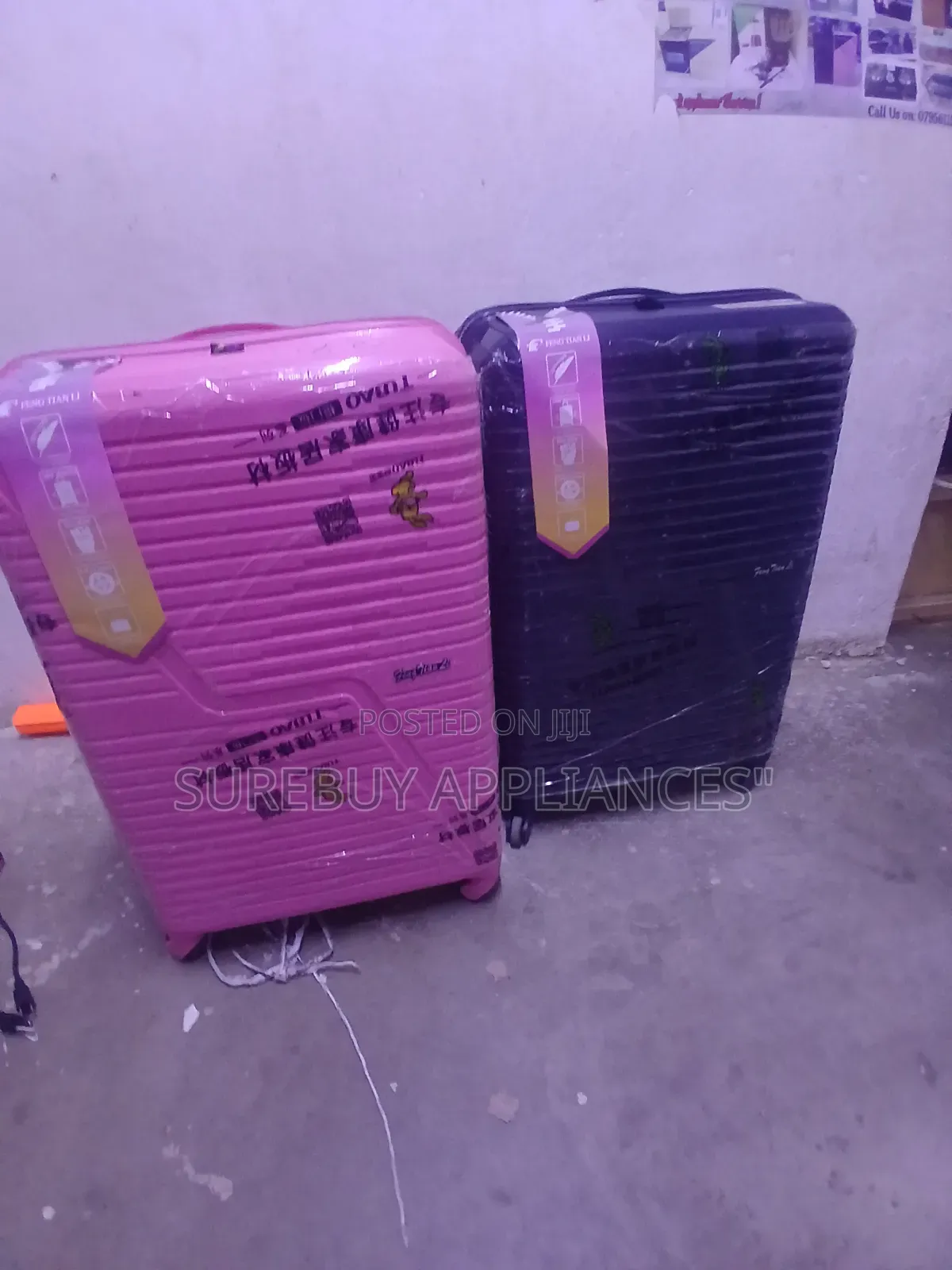 3 In1 Fibre Suitcase Available