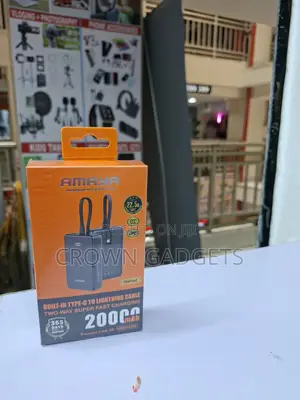 Amaya Traveler Link 20 Power Bank 20000mAh With Built-in Cable