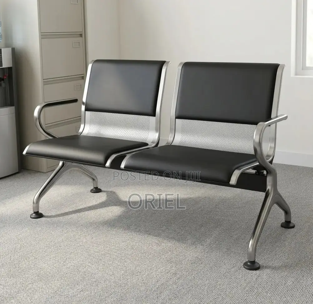 Office Bench : 2-Seater Padded Bench