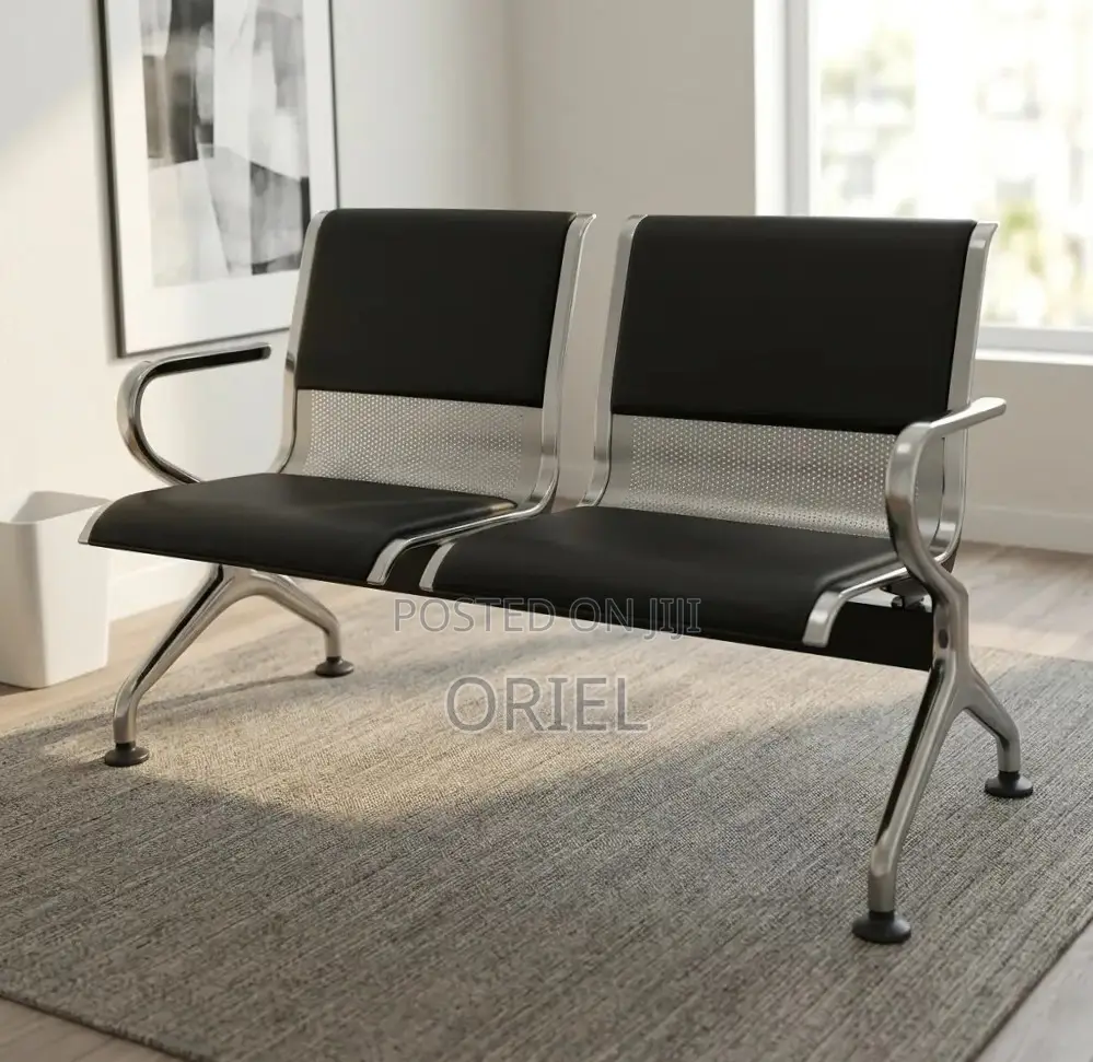 Office Bench : 2-Seater Padded Bench