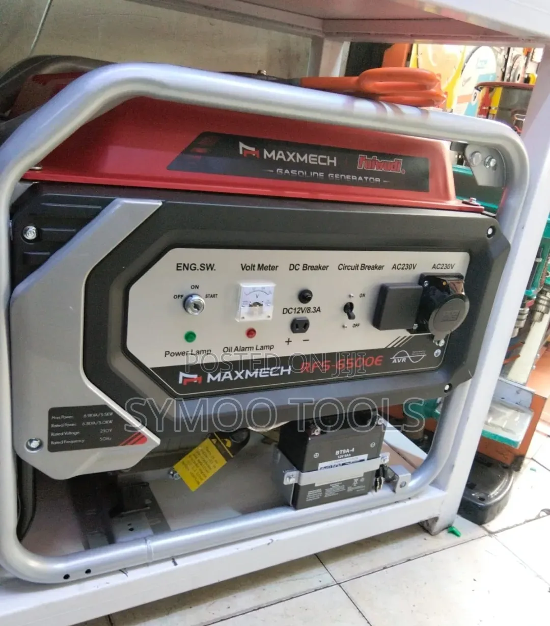 Maxmech RFS-6500E Gasoline Generator.