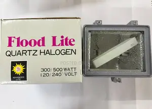 300/500w Quartz Halogen Floodlight Fitting