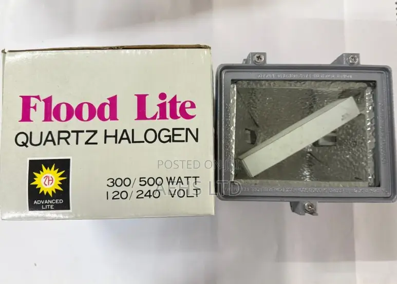 300/500w Quartz Halogen Floodlight Fitting