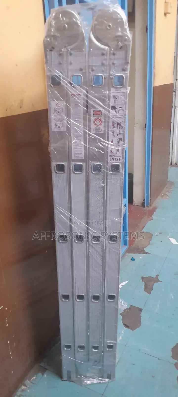 Industrial 20ft (6M) Heavy Duty 4by5 Aluminium Ladder