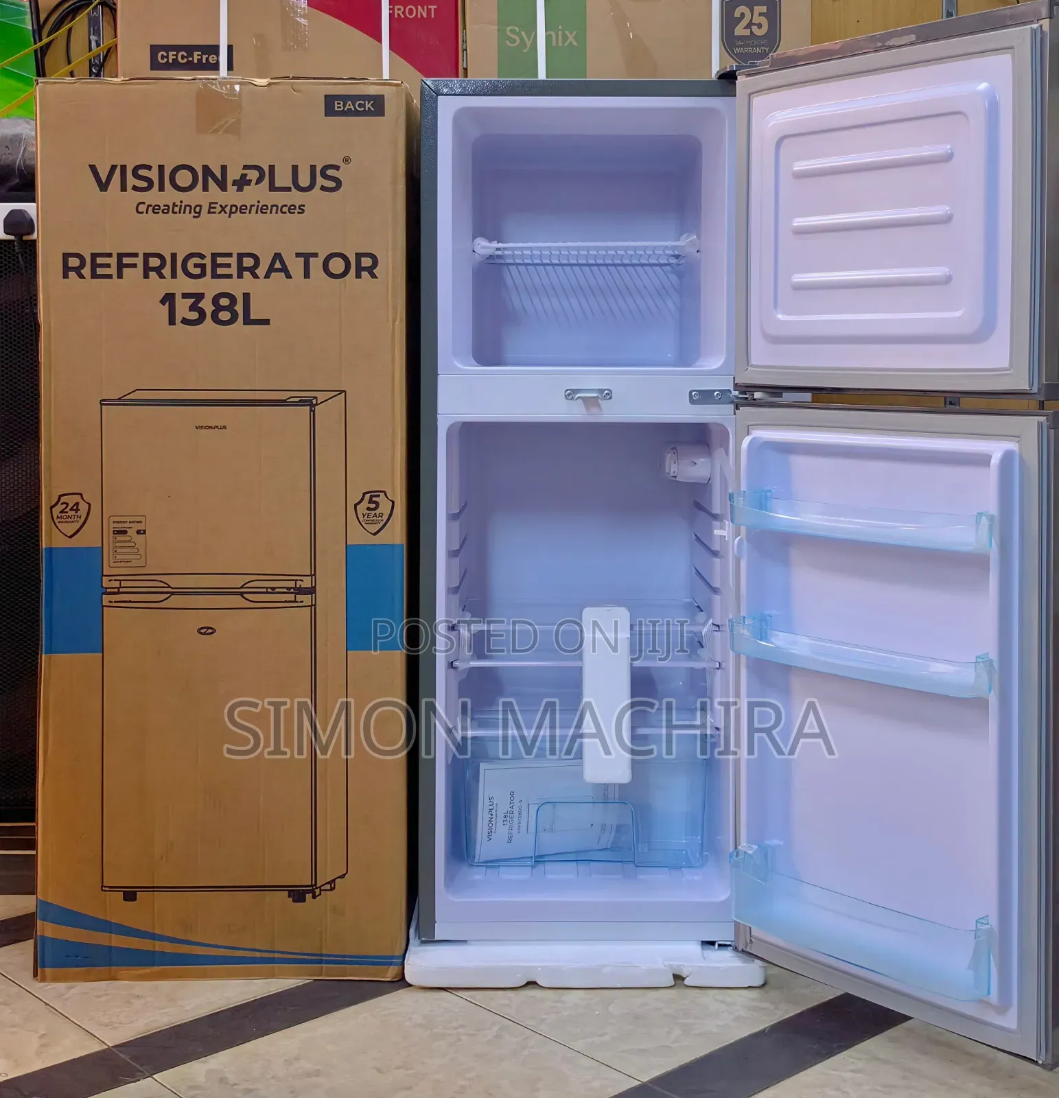 Vision Plus 138L Fridge