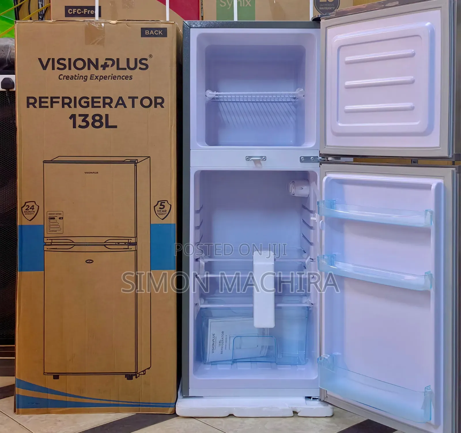 Vision Plus 138L Fridge