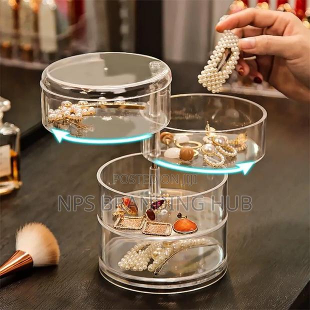 4 Layered Rotating Jewelry Storage Container HGM