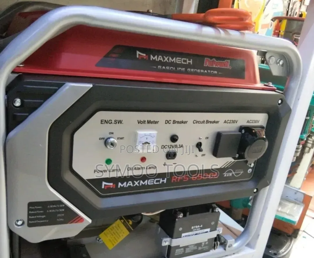Maxmech RFS-6500E Gasoline Generator.
