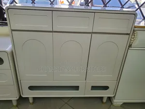 Arch White Multistorage Shoe Cabinet