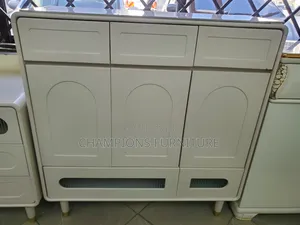 Arch White Multistorage Shoe Cabinet