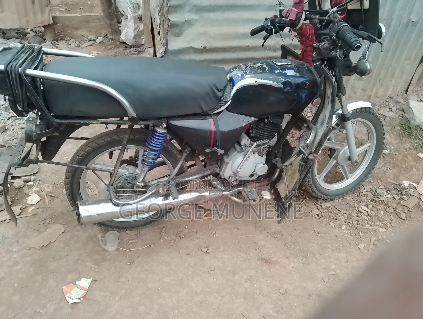 Bajaj Boxer 125 2013 Blue